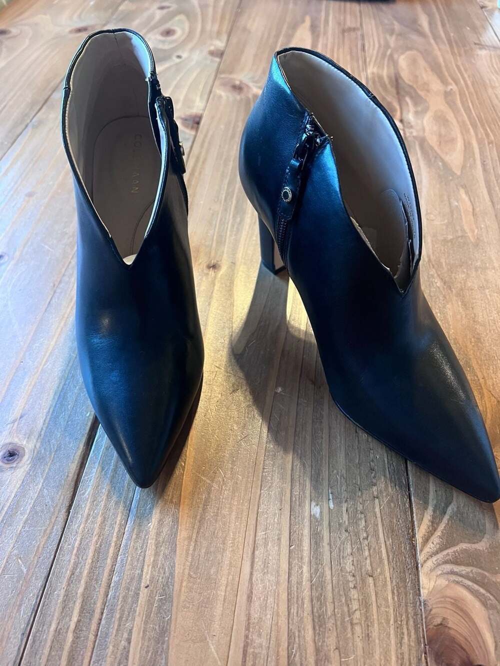 Cole Haan Viana 75 Bootie Size 7B Black Leather